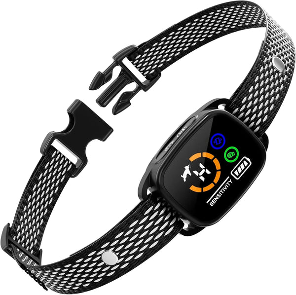 Small Dog No-Shock Bark Collar, Rechargeable, Adjustable