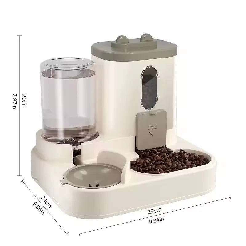 SmartFeast™ 2-in-1 Pet Feeder & Water Dispenser