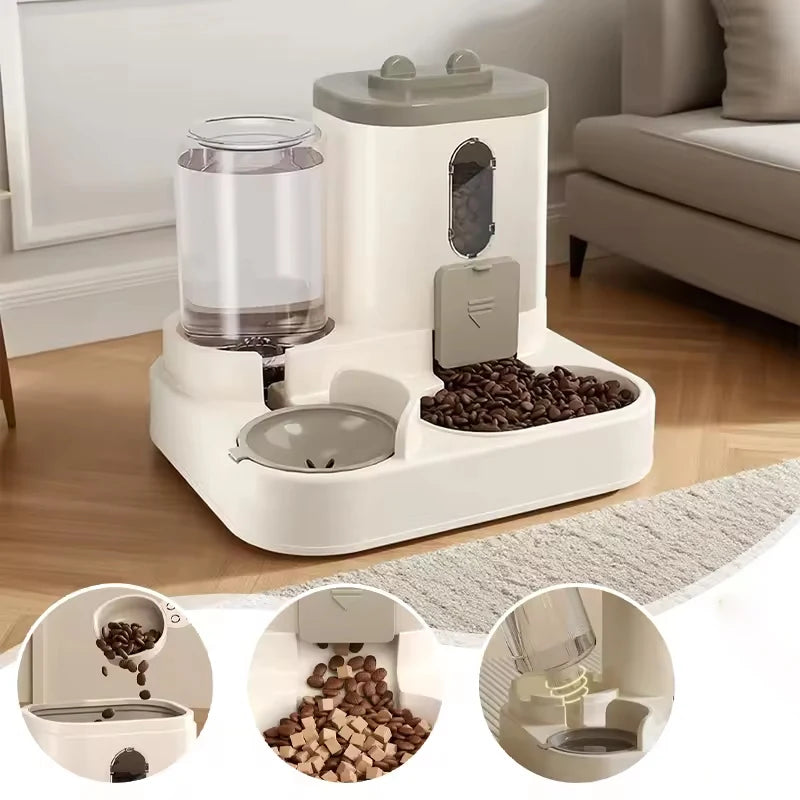 SmartFeast™ 2-in-1 Pet Feeder & Water Dispenser