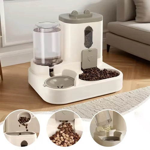 SmartFeast™ 2-in-1 Pet Feeder & Water Dispenser