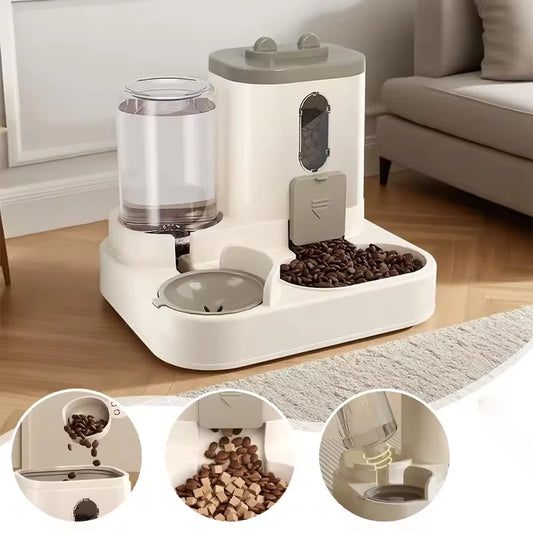 SmartFeast™ 2-in-1 Pet Feeder & Water Dispenser