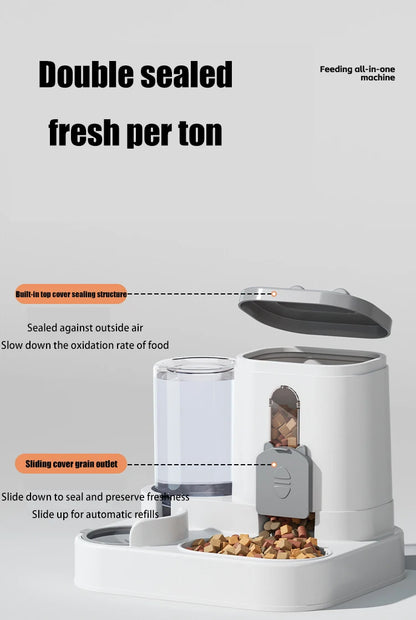SmartFeast™ 2-in-1 Pet Feeder & Water Dispenser