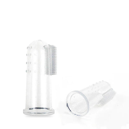 1PC Super Soft Pet Finger Toothbrush – Teddy Dog & Cat Dental Care, Bad Breath & Tartar Removal Tool