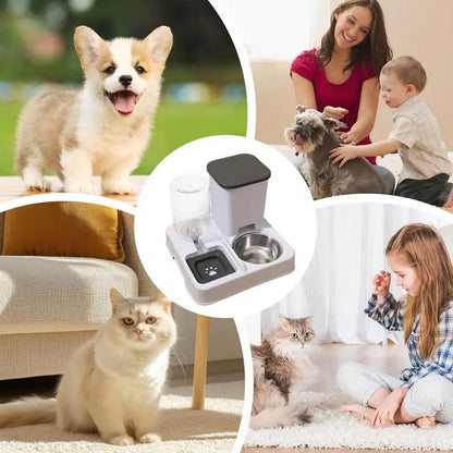 AquaBowl™ 2-in-1 Automatic Pet Feeder
