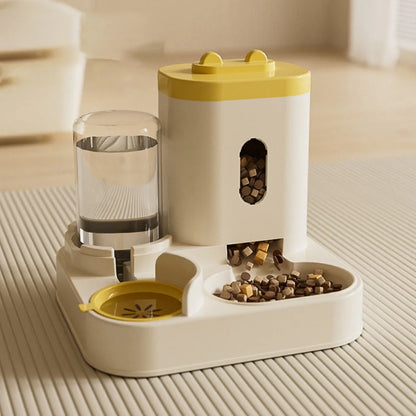 Automatic Pet Feeder & Water Dispenser for Cats Dogs - Smart Food Feeding Station, Automatic Waterer, Pet Supplies