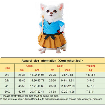 Funny Pet Cosplay Costume – Halloween & Christmas Outfit for Cats & Dogs