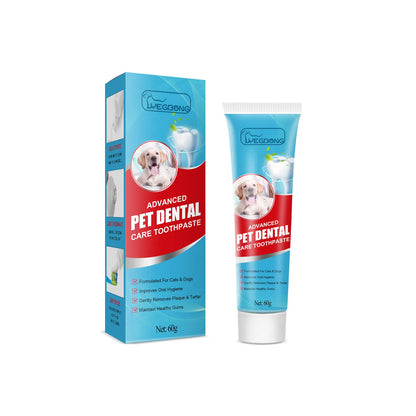 Pet Oral Care Toothpaste – Cleans Tartar & Plaque, Freshens Breath, Edible for Dogs & Cats
