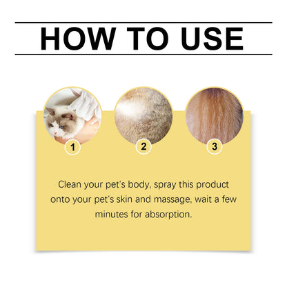 YEGBONG Pet Skin Treatment Spray – Anti-Itch & Soothing Care for Dogs & Cats