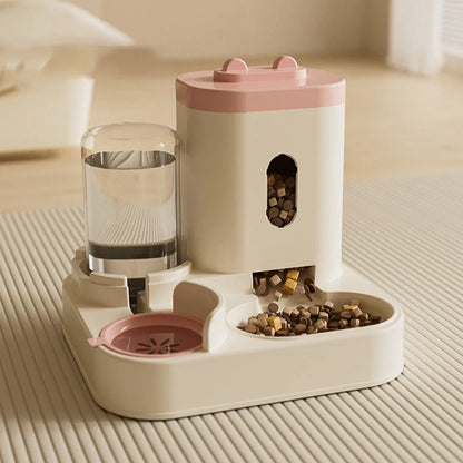 Automatic Pet Feeder & Water Dispenser for Cats Dogs - Smart Food Feeding Station, Automatic Waterer, Pet Supplies