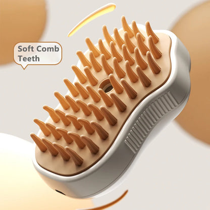 SteamPaw™ 3-in-1 Pet Grooming Brush