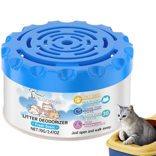 Cat Litter Box Deodorizer – Odor Eliminator Gel