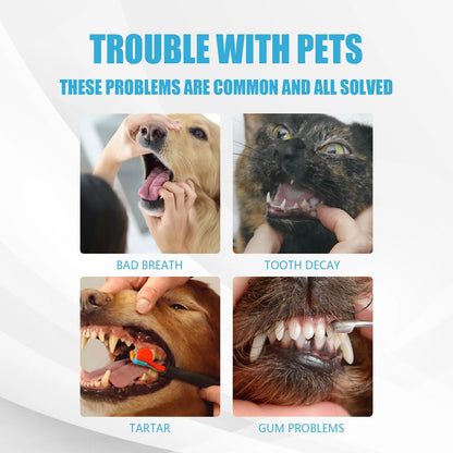 Pet Oral Care Toothpaste – Cleans Tartar & Plaque, Freshens Breath, Edible for Dogs & Cats