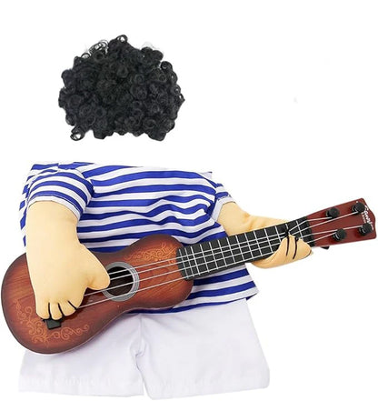Pet Guitar Costume – Dog & Cat Halloween & Christmas Cosplay Outfit