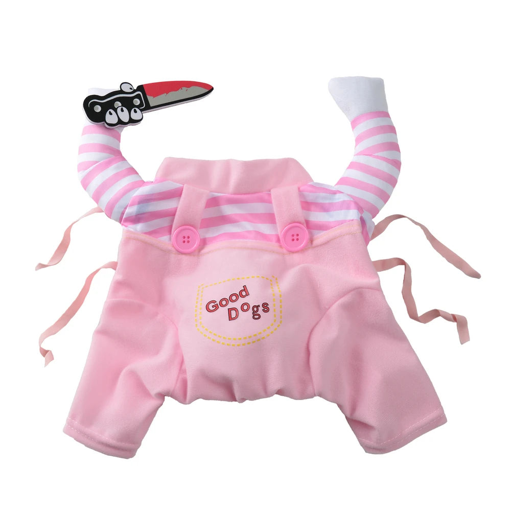Halloween Pet Costume – Adjustable Funny Cosplay Outfit for Dogs & Cats