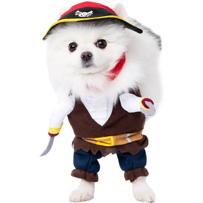 Halloween Dog & Cat Costume – Funny Small Dog Jacket & Creative Pet Outfit