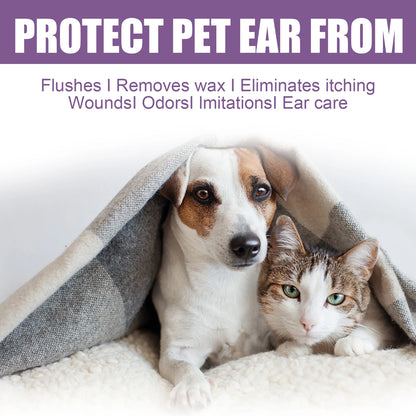 YEGBONG 100ml Hypoallergenic Pet Ear Cleaning Solution – Gentle & Vet-Recommended for Dogs & Cats
