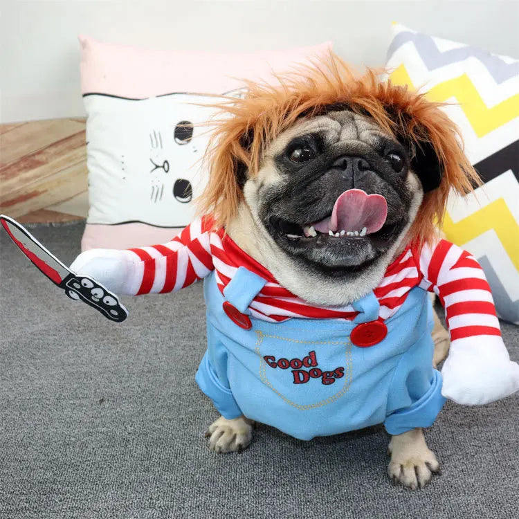 Pet Costume Clothes Suit for Cats & Dogs – Cute Cosplay Outfits for Halloween, Christmas & Parties