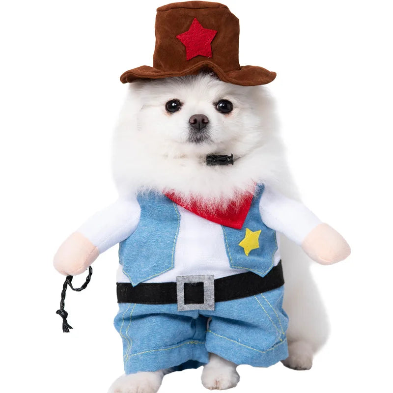 Halloween Dog & Cat Costume – Funny Small Dog Jacket & Creative Pet Outfit