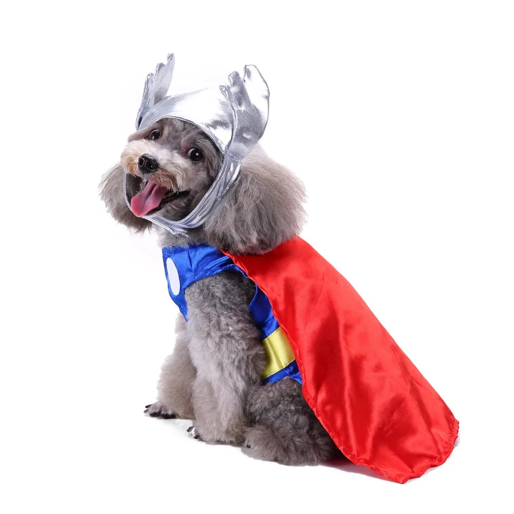Halloween & Christmas Pet Costume – Cat & Dog Cosplay Dress-Up Outfit