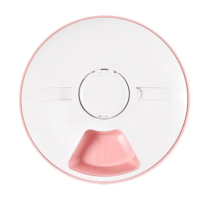 Automatic Feeder Pet Dog Round Timing Feeder 6 Meals 6 Grids Cat Dog Electric Dry Food Dispenser 24 Hours Feed Pet Supplies