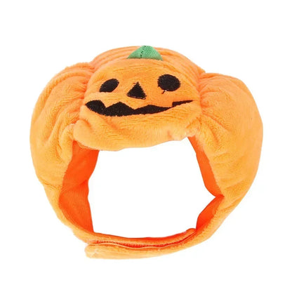 Halloween Pet Pumpkin Hat – Cat & Dog Costume Headgear for Small, Medium & Large Dogs