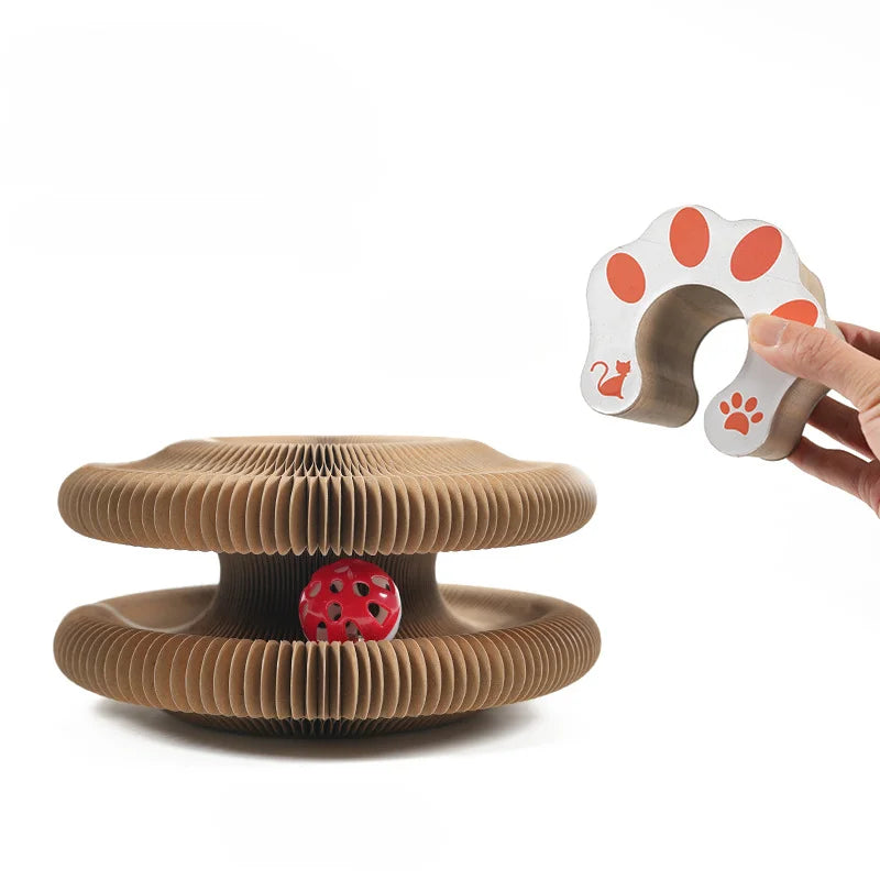 ScratchSphere™ Foldable Cat Play Board