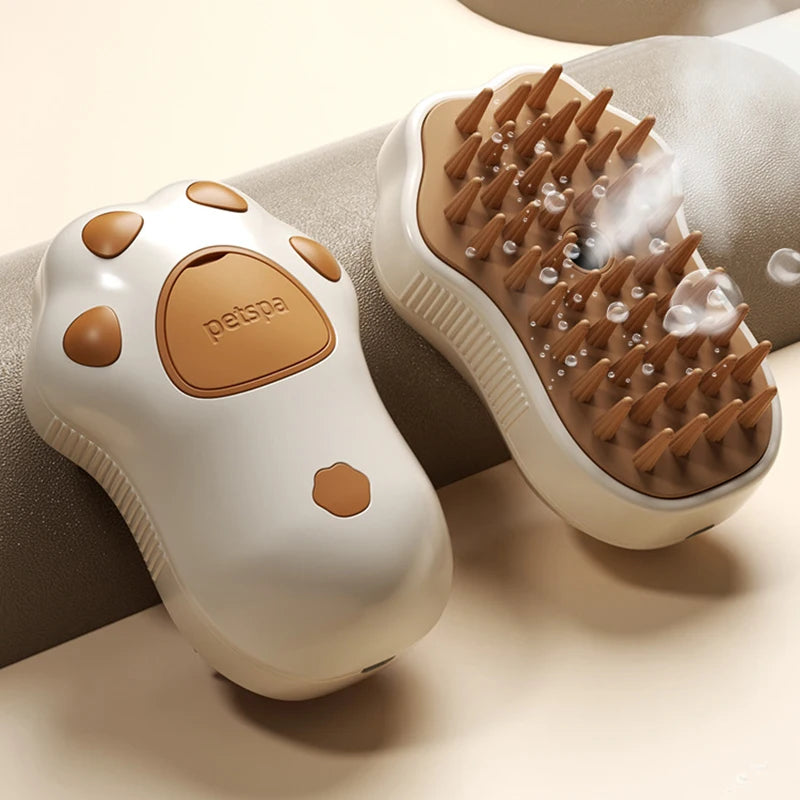SteamPaw™ 3-in-1 Pet Grooming Brush