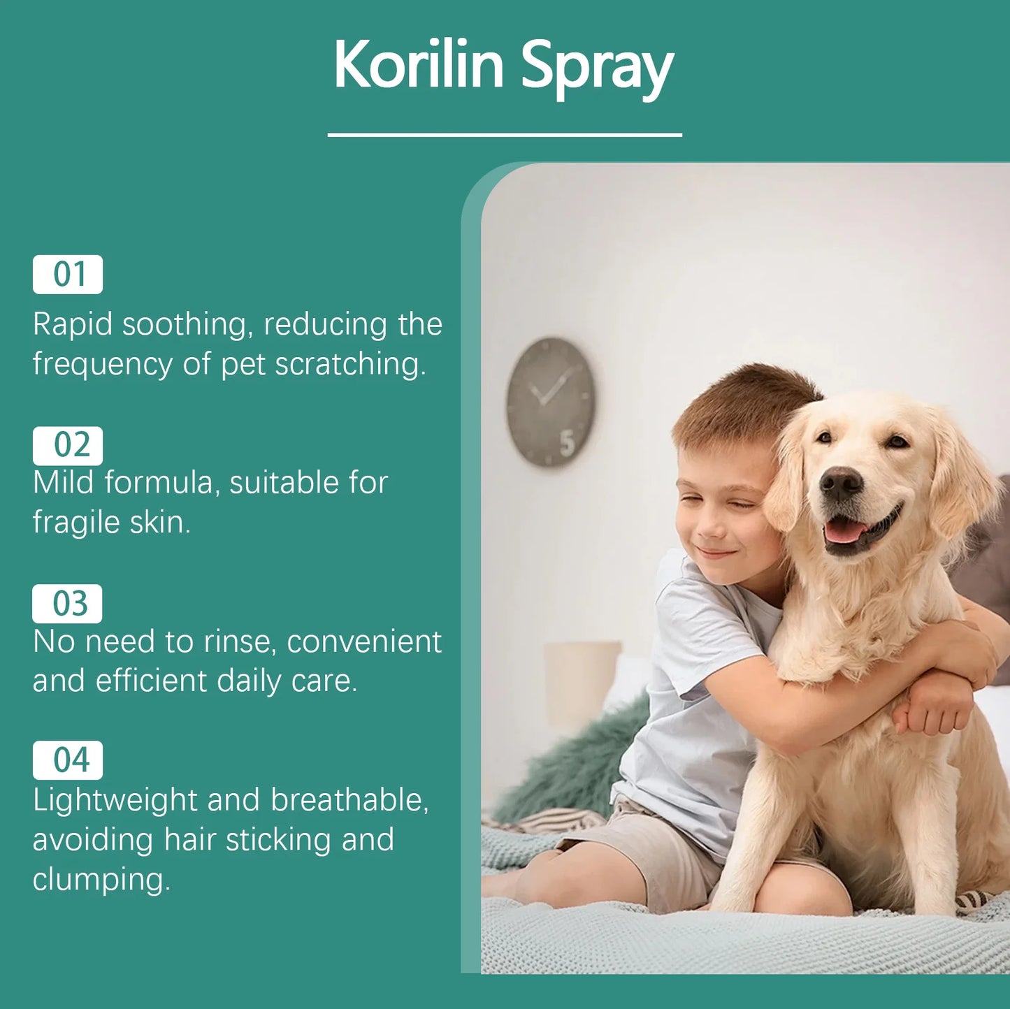 Pet Skin Repair Spray – Soothes Dryness, Redness & Itching for Puppies & Kittens