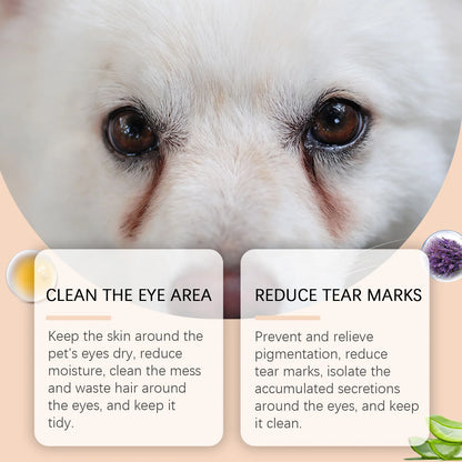 30g Pet Eye Cleaner Cream – Natural Tear Stain Remover for Dogs & Cats