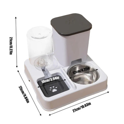 AquaBowl™ 2-in-1 Automatic Pet Feeder