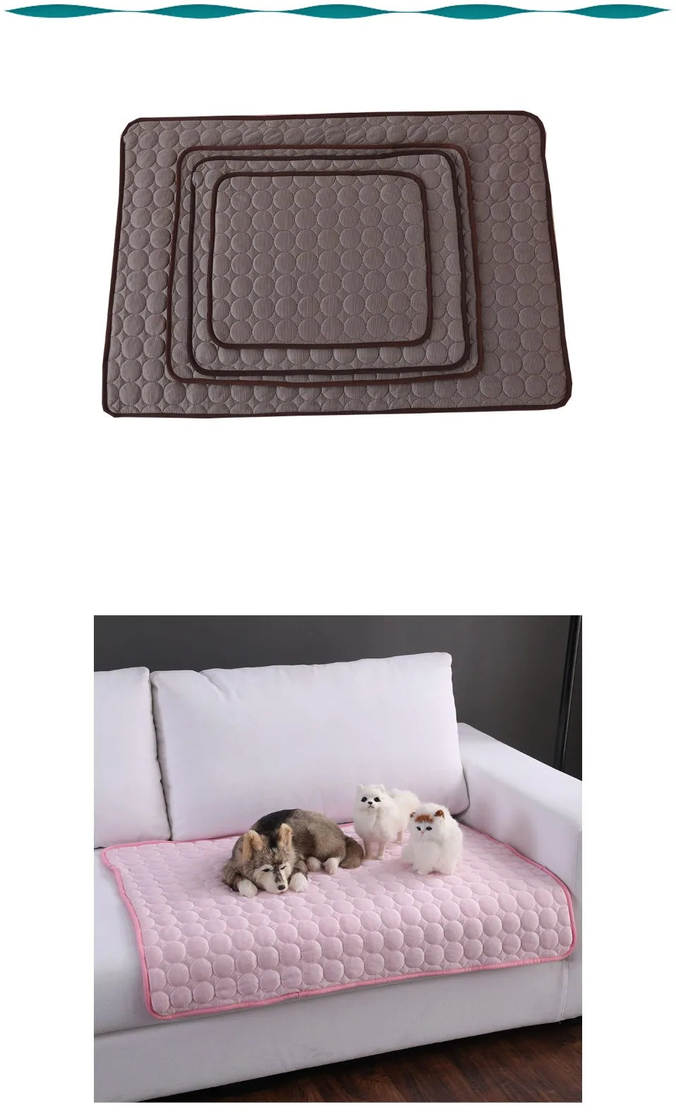 Dog Bed Cooling Mat Beds Large Dogs Pet Bed Medium Small Blanket Supplies Puppy Accessories Sofa Accessory