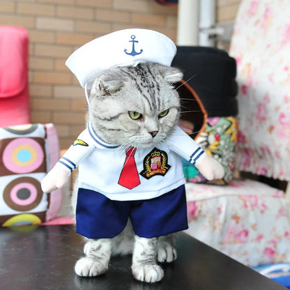 Pet Costume Clothes Suit for Cats & Dogs – Cute Cosplay Outfits for Halloween, Christmas & Parties