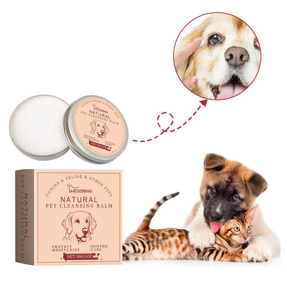30g Pet Eye Cleaner Cream – Natural Tear Stain Remover for Dogs & Cats