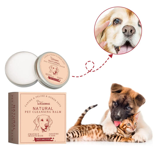 30g Pet Eye Cleaner Cream – Natural Tear Stain Remover for Dogs & Cats