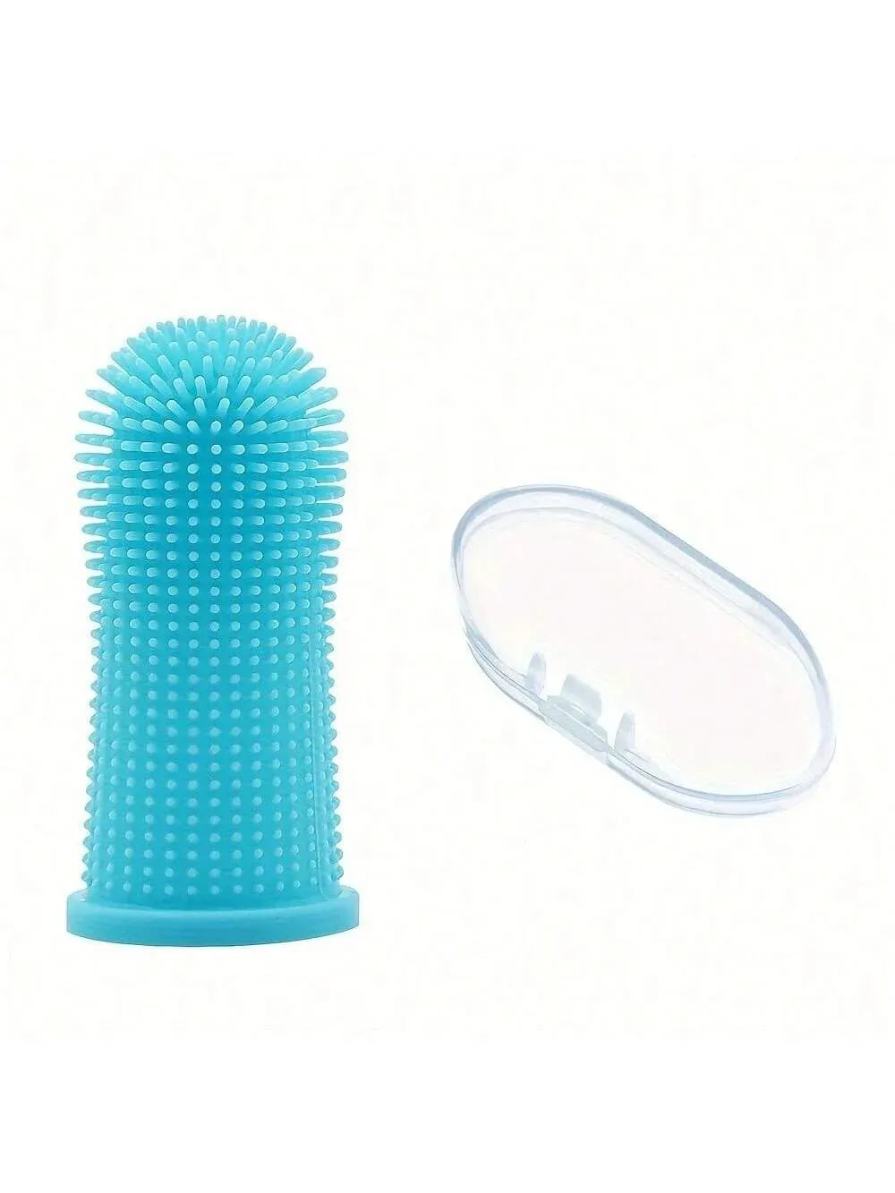 Pet Finger Toothbrush – Silicone Oral Cleaning Brush for Cats & Dogs