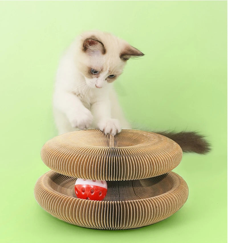 ScratchSphere™ Foldable Cat Play Board