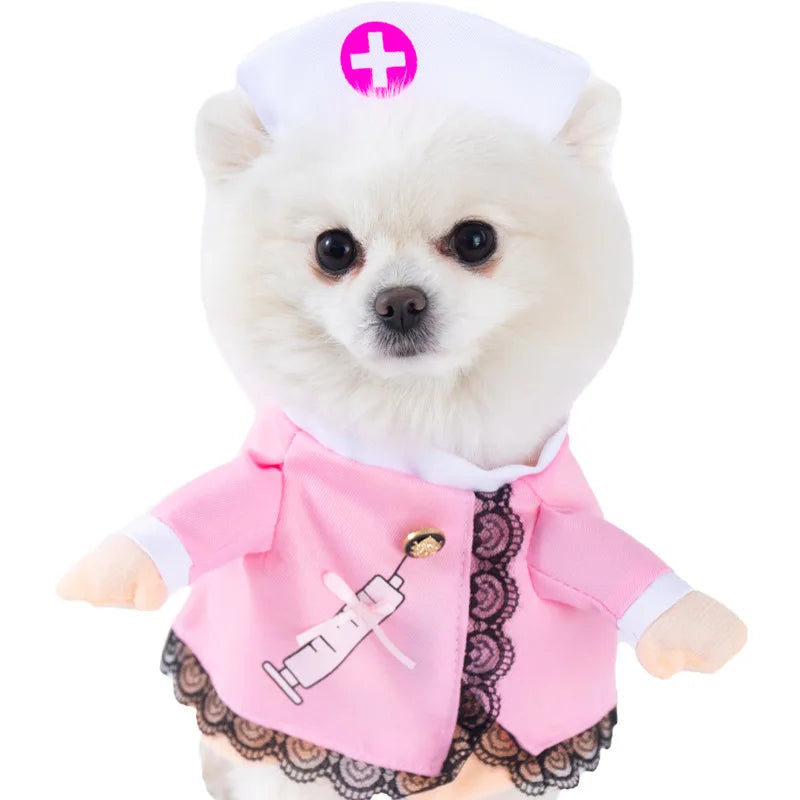 Halloween Dog & Cat Costume – Funny Small Dog Jacket & Creative Pet Outfit