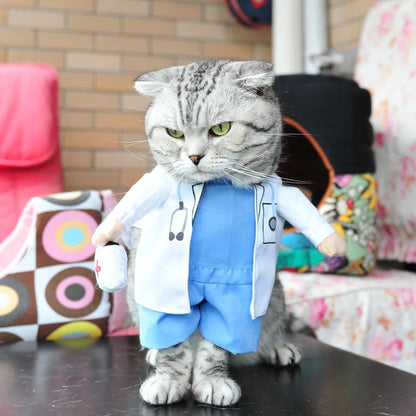 Pet Costume Clothes Suit for Cats & Dogs – Cute Cosplay Outfits for Halloween, Christmas & Parties