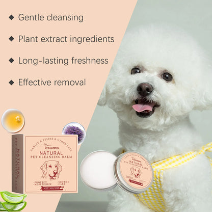 30g Pet Eye Cleaner Cream – Natural Tear Stain Remover for Dogs & Cats