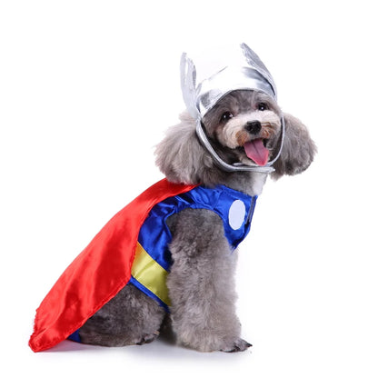 Halloween & Christmas Pet Costume – Cat & Dog Cosplay Dress-Up Outfit