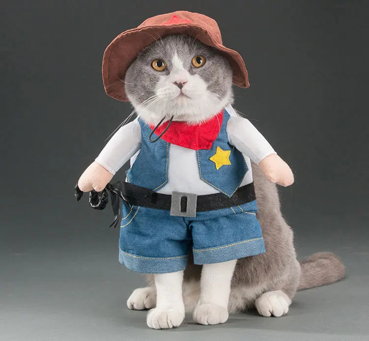 Pet Costume Clothes Suit for Cats & Dogs – Cute Cosplay Outfits for Halloween, Christmas & Parties