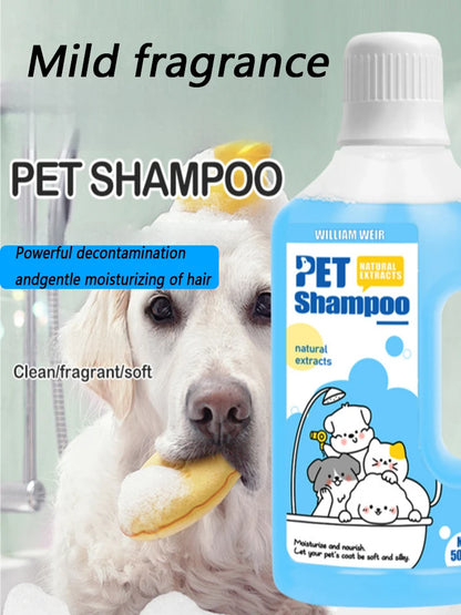 500ml Pet Shampoo – Gentle & Deodorizing for Cats & Dogs