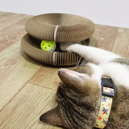 ScratchSphere™ Foldable Cat Play Board