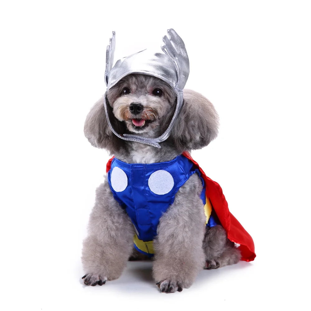Halloween & Christmas Pet Costume – Cat & Dog Cosplay Dress-Up Outfit