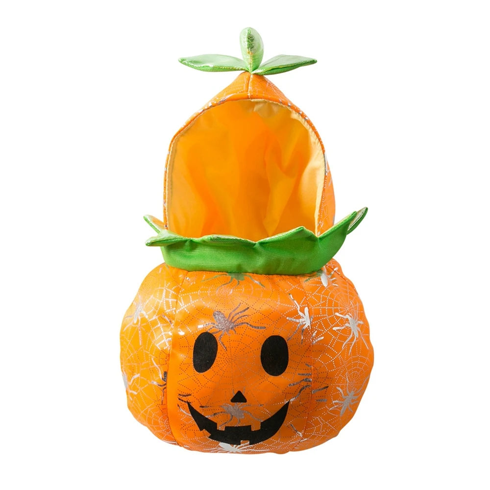 Dog & Cat Halloween Pumpkin Costume – Adjustable Pet Cosplay Outfit for Autumn & Winter