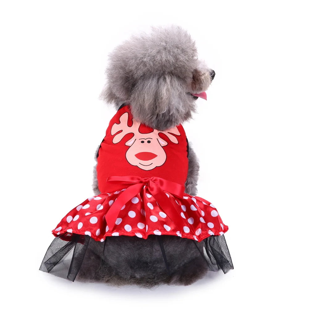 Halloween & Christmas Pet Costume – Cat & Dog Cosplay Dress-Up Outfit