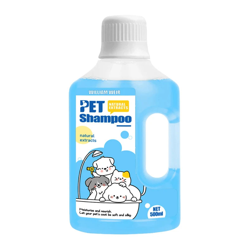 500ml Pet Shampoo – Gentle & Deodorizing for Cats & Dogs