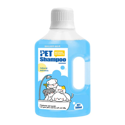 500ml Pet Shampoo – Gentle & Deodorizing for Cats & Dogs