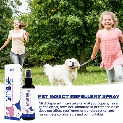 Pet Tick Spray 100ml – Repels Ticks & Fleas for Cats & Dogs