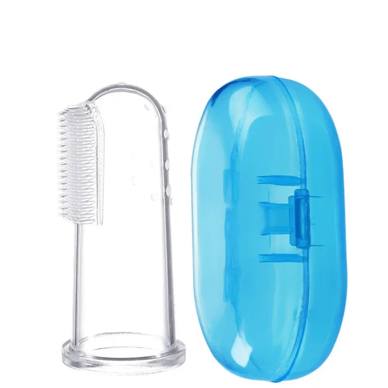 1PC Super Soft Pet Finger Toothbrush – Teddy Dog & Cat Dental Care, Bad Breath & Tartar Removal Tool